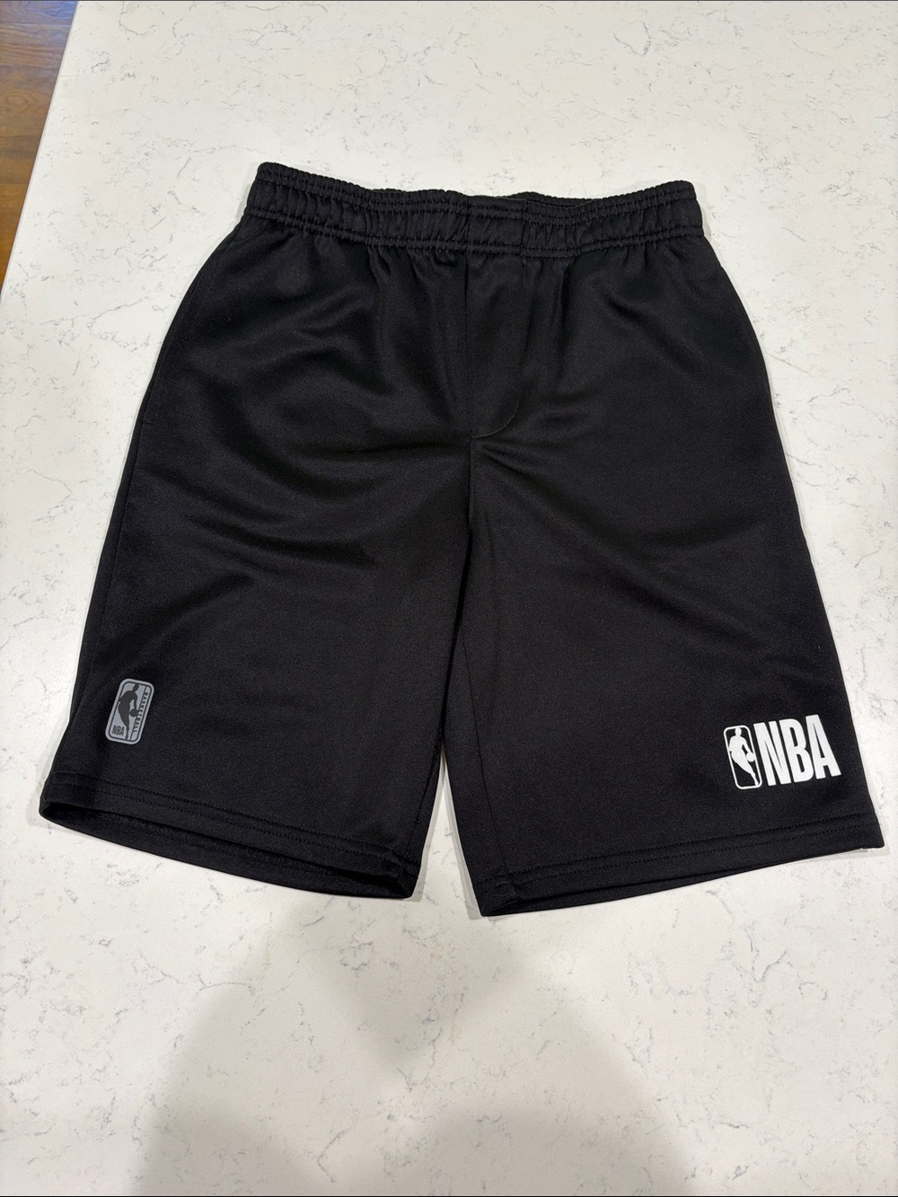 NBA Black Athletic Basketball Shorts with Logo